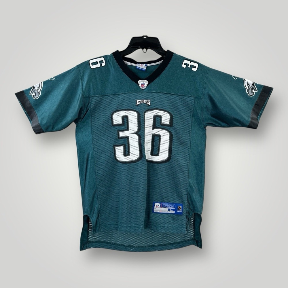 Reebok On Field NFL Philadelphia Eagles #36‎ Brian Westbrook Jersey BOYS L 14-16